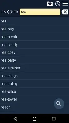 EN-FR Dictionary Free android App screenshot 9
