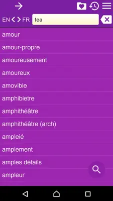 EN-FR Dictionary Free android App screenshot 6